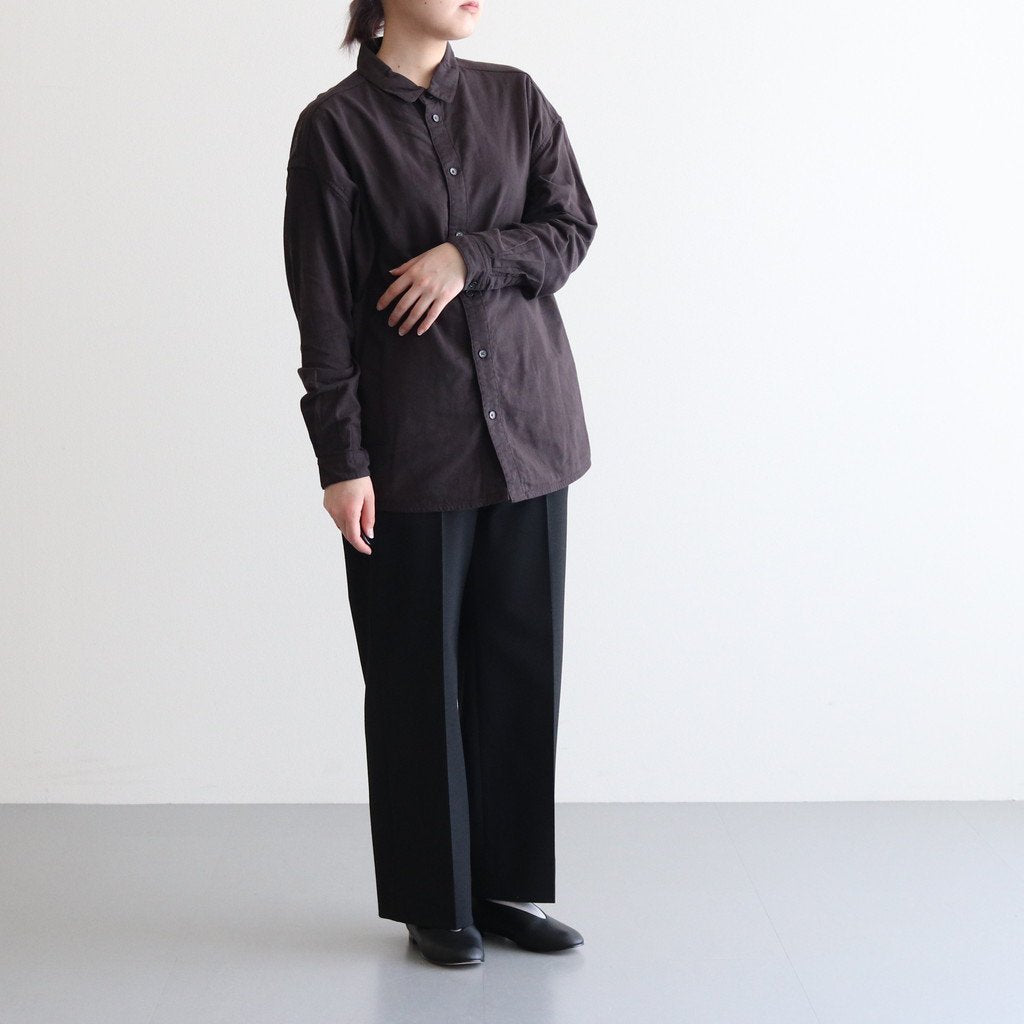 伊勢木綿のシャツ #C.GRAY