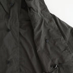 FMSTJK - ナイロンタッサー ガーメントダイ ショートモッズコート #92 Elephant Grey [SN_FR1002JK]