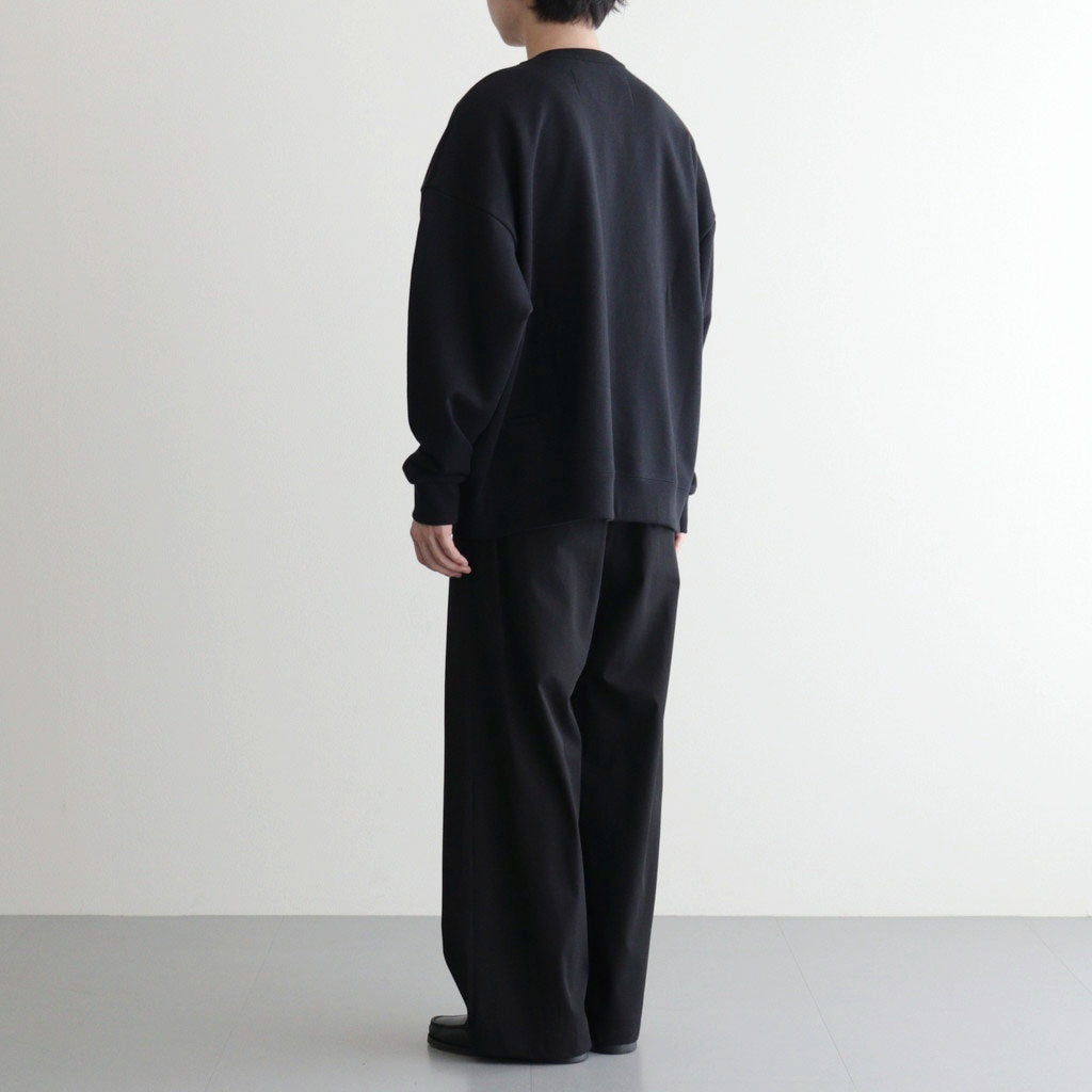 ワイドSWカーディガン #BLACK [D126-J836]