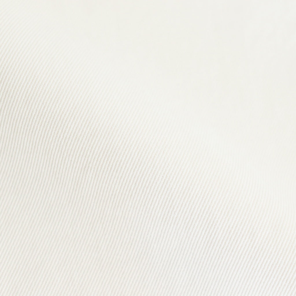 WASHED FINX CHINO ONE-TUCK PANTS #IVORY WHITE [A25SP02FC]