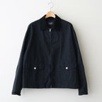 綿オックス 製品加工ブルゾン #BLACK [HP-J016-051]