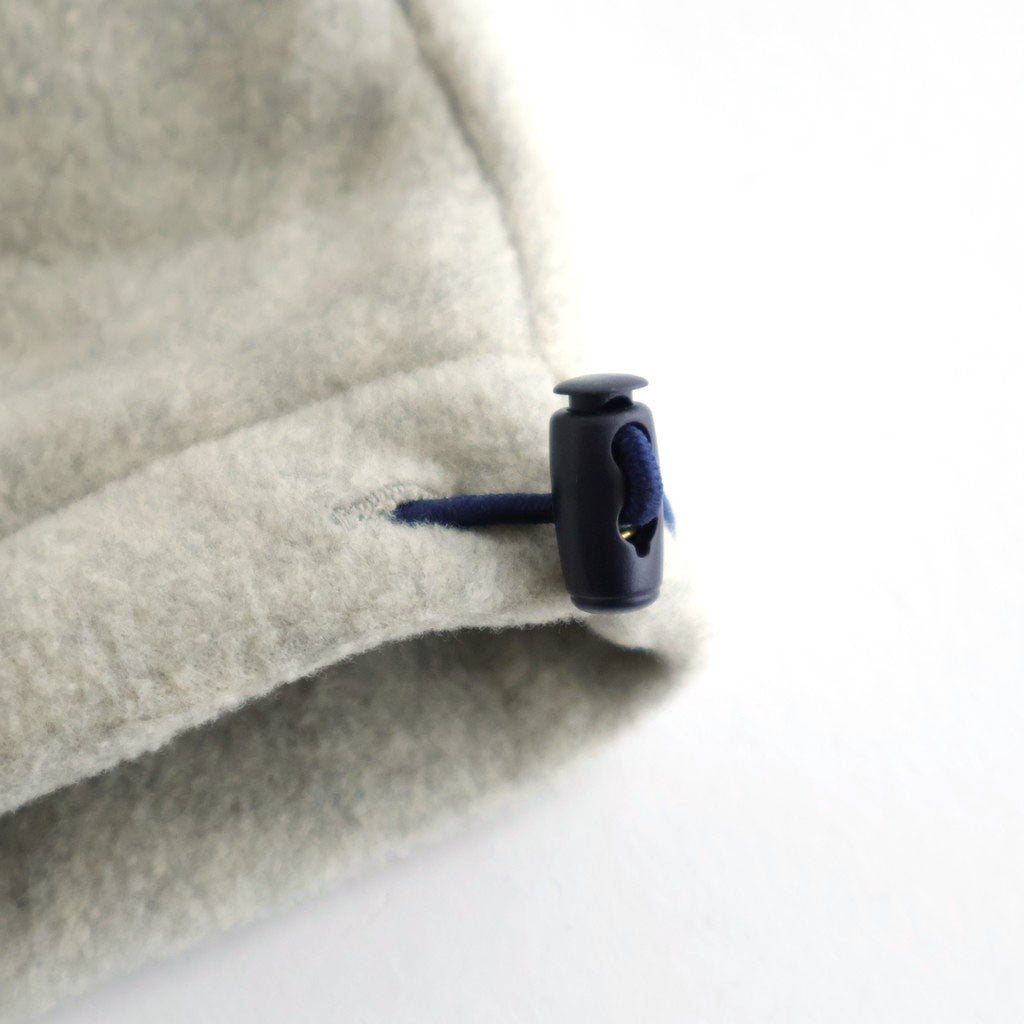 Fleece Loose Fit Track Jacket #OATMEAL [I25AW-BC120]