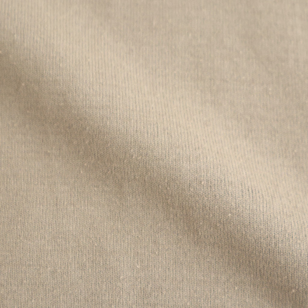 HIGH GAUGE TUSSAH SILK KNIT SKIPPER POLO #KHAKI BEIGE [A26SP02SJ]
