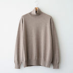 BABY CASHMERE KNIT TURTLE #NATURAL BROWN [A26AT03BC]