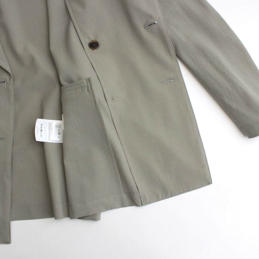 WOOL TROPICAL DOUBLE BREASTED JACKET #GRAYISH KAHKI [YK25SS0897J]
