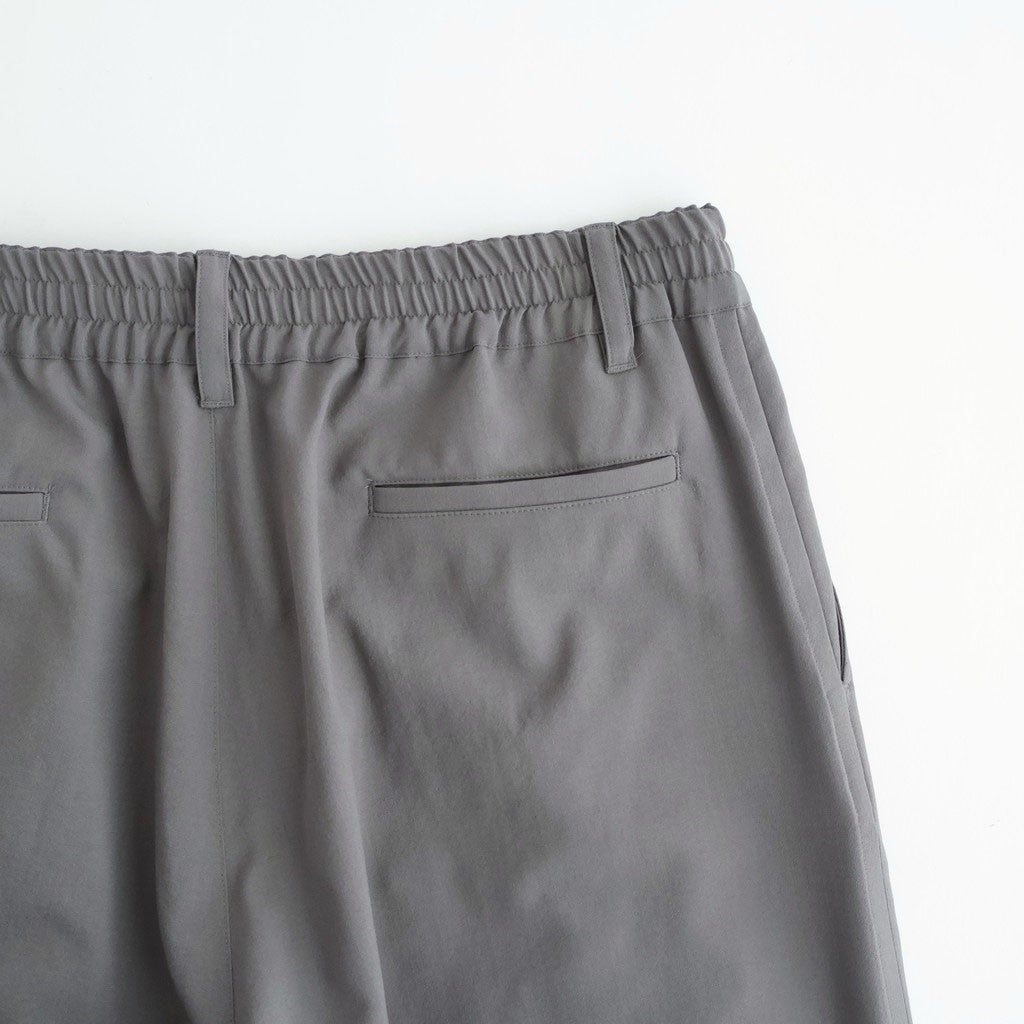 Wool Washer Tropical 2pleated Easy Trousers #GRAY [YK26SS01173P]