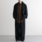 Wool Smooth Flannel Track Blouson #BLACK [GU253-30220B]