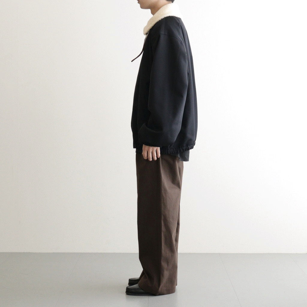 MOUTON COLLAR PADDED JACKET #DARK NAVY [ST.1377]