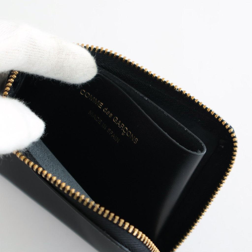 L字型ZIP財布 - CLASSIC LEATHER LINE #BLACK [8Z-D003-051]