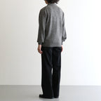 CASHMERE NEP KNIT POLO #MIX GRAY [A26AP02NE]