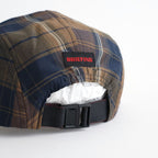 BRIEFING 綿エステルチェック キャップ #BROWN [HQ-K602-051]