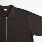 Co/Wo Moss Stitch Zip Blouson #BROWN [2603-003]