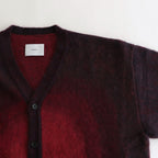 GRADATION MOHAIR CARDIGAN #RED [ST.699]