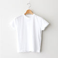 FRESCA SINGLE JERSEY TIGHT FIT T-SHIRT #WHITE [KKAGGM0402]