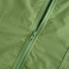 SUPER FINE COTTON LAWN HOODED BLOUSON #DUSTY GREEN [A26SB01CL]
