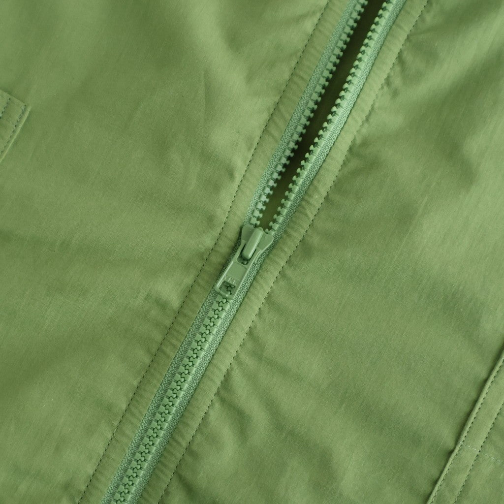 SUPER FINE COTTON LAWN HOODED BLOUSON #DUSTY GREEN [A26SB01CL]