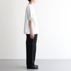 Selvage Denim Two Tuck Pants #BLACK_WASHED [GU253-40061RB]