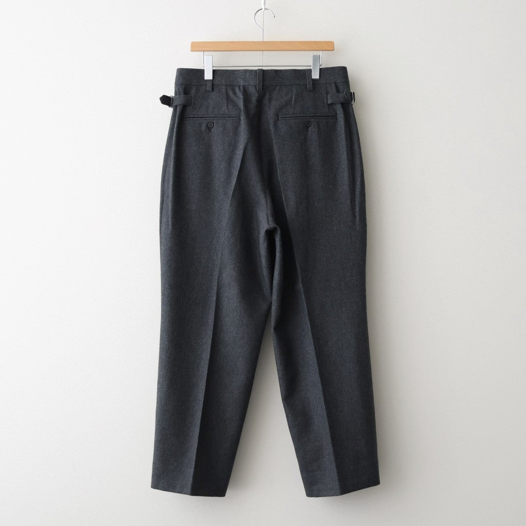 ウールフラノトラウザーズ #CHACOAL [HP-P035-051]