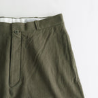 CHINO CLOTH PANTS WIDE #olive [13653]