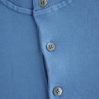 SMOOTH SUVIN HENRYNECK SWEATER #BLUE [KRAGLA0100]
