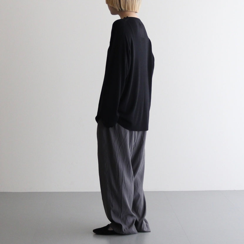 CUPRO EASY PANTS #GRAY [YK25SS0942P]