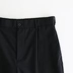 WOOL TORPICAL LOOSE FIT PANTS #BLACK(005) [PRAGGW0700]