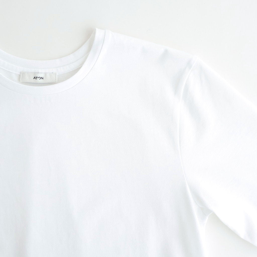 SUVIN 60/2 PERFECT SHORT-SLEEVE T-SHIRT #WHITE [KKAGLM0013]
