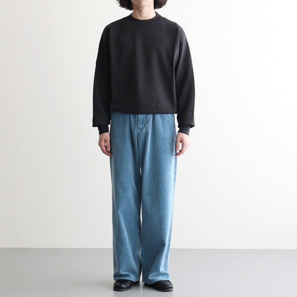 HIGH-TWIST COMPACT SWEAT P/O #INK BLACK [A26AP02WU]