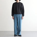 HIGH-TWIST COMPACT SWEAT P/O #INK BLACK [A26AP02WU]