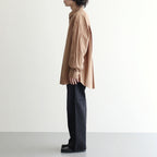 Selvage Denim Five Pocket Wide Straight Pants #BLACK DARK FADE [GU263-40059DB]