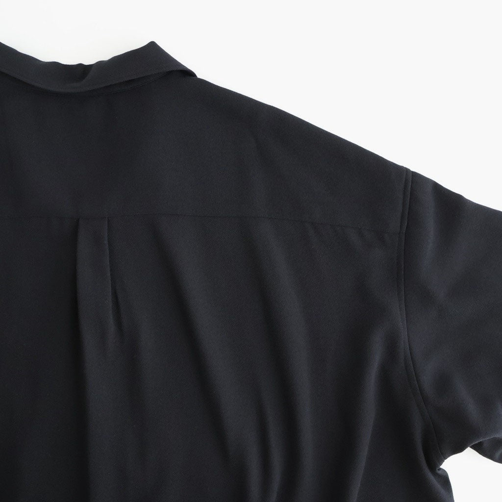 Viscose Viyella S/S Sleeping Shirt #BLACK [GM261-50457]