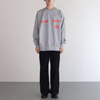 AS×FS LIGHT OZ CREW NECK SWEAT “COLLEGE” #H.GRAY [FSC243-70197AS]