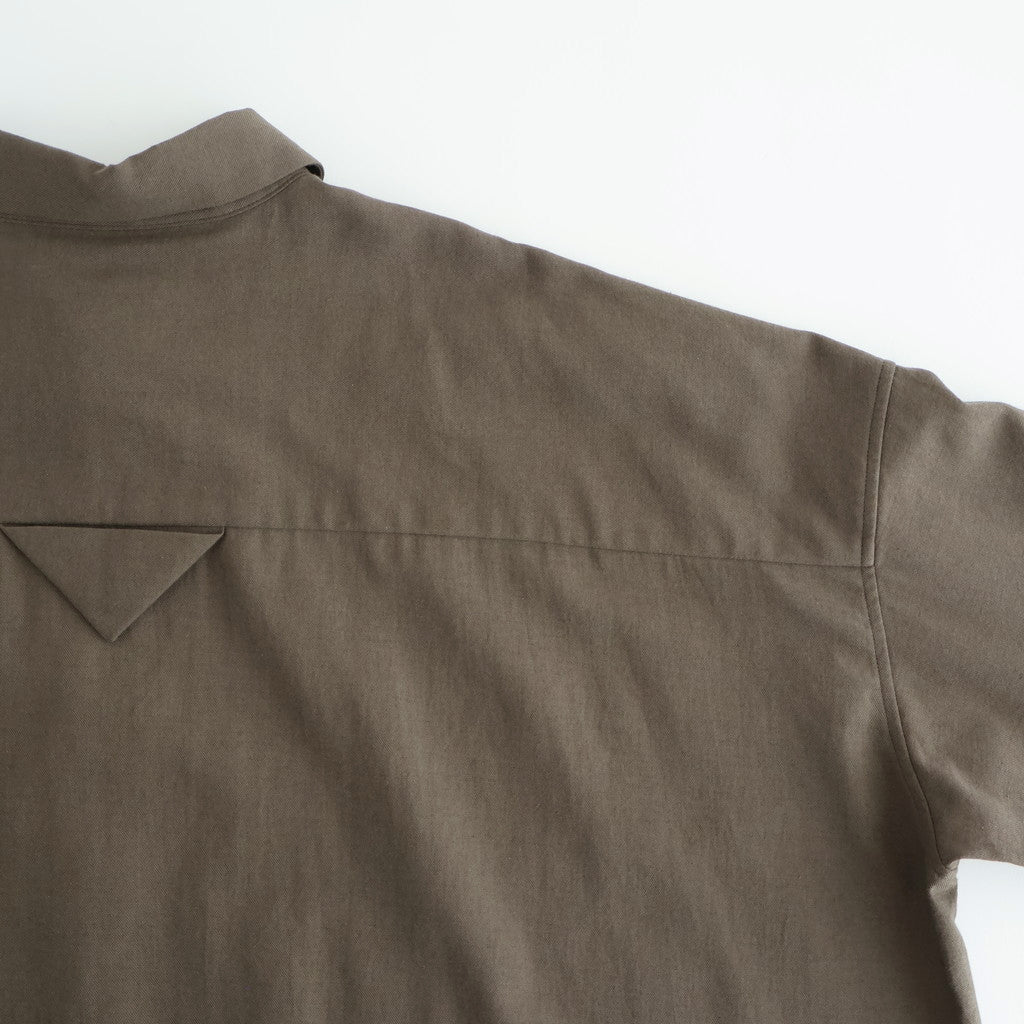 ワイドBOXシャツ-P #BROWN [D225-T892-P]