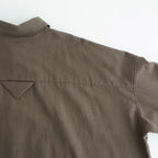 ワイドBOXシャツ-P #BROWN [D225-T892-P]
