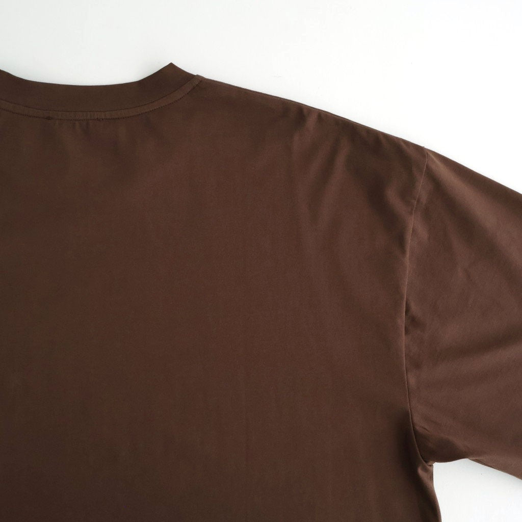 SUVIN60/2 OVERSIZED T-SHIRT #BROWN [KKAGLW0015]