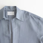 SHEER SKIPPER SHIRT #BLUE STRIPE [2541000508]