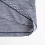 MICRO BORDER L/S TEE #WHITE×NAVY [FSC261-70168]