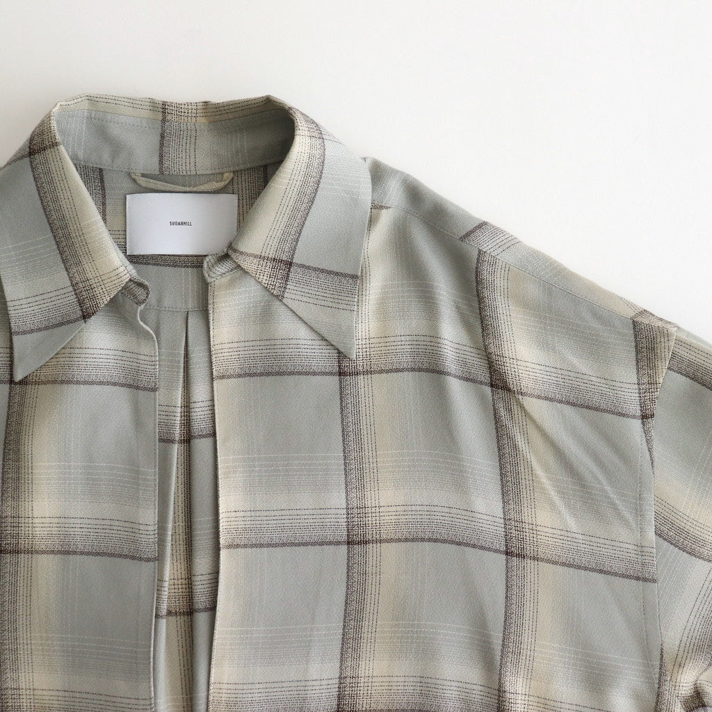 OMBRE SKIPPER BLOUSE #SMOKE BLUE [2541000510]