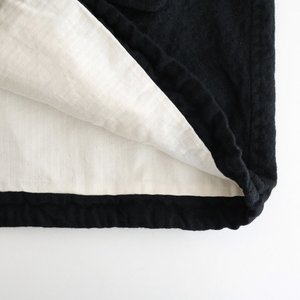 ウールサージ 製品縮絨ジャケット #BLACK [HP-J105-051]