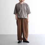 Hemp Knit Pants #Brown [2501-019]