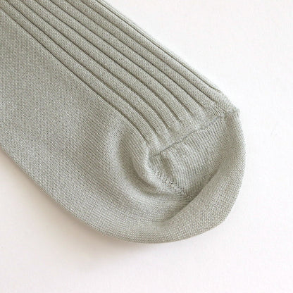 GIZA HIGH GAUGE SOCKS #PALE GREEN [A00S02SX-M]