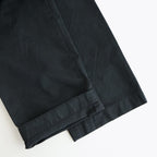 PRODUCT DYED FINX CHINO ONE-TUCK PANTS #BLACK [A25AP01CP]