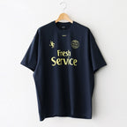 CORPORATE PRINTED S/S TEE ”FOOTBALL” #NAVY [FSC251-70185]