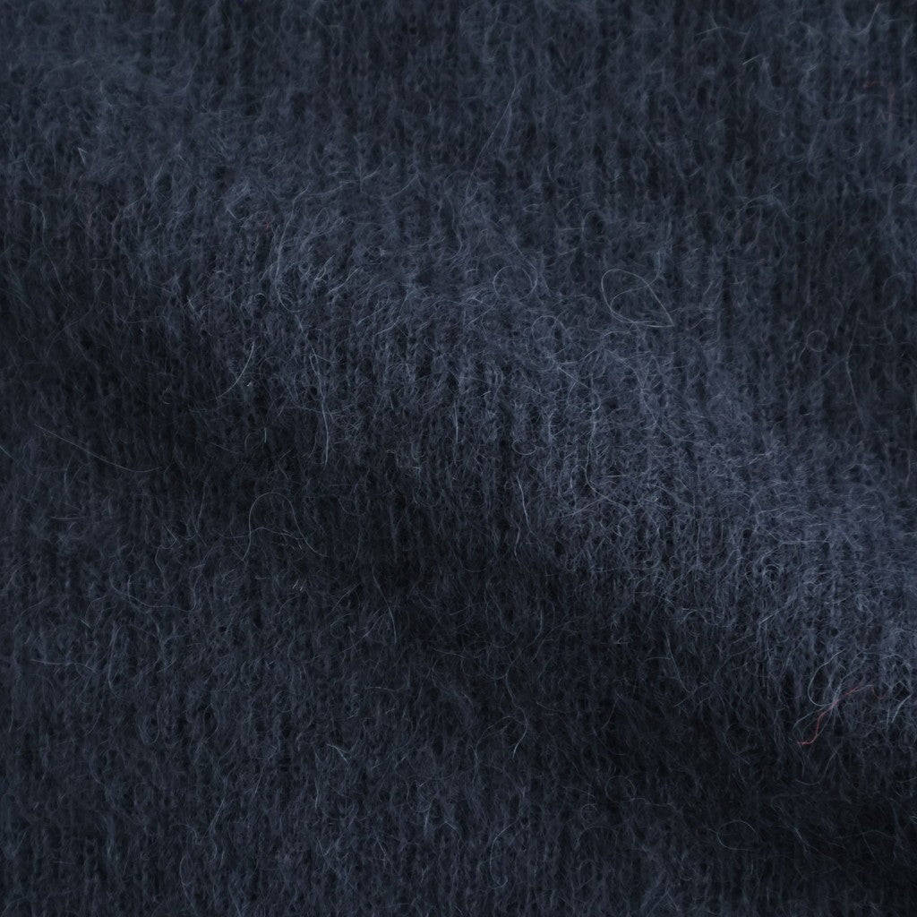 BABY SURI ALPACA SHEER KNIT SKIPPER POLO #NAVY [A26AP02AK]