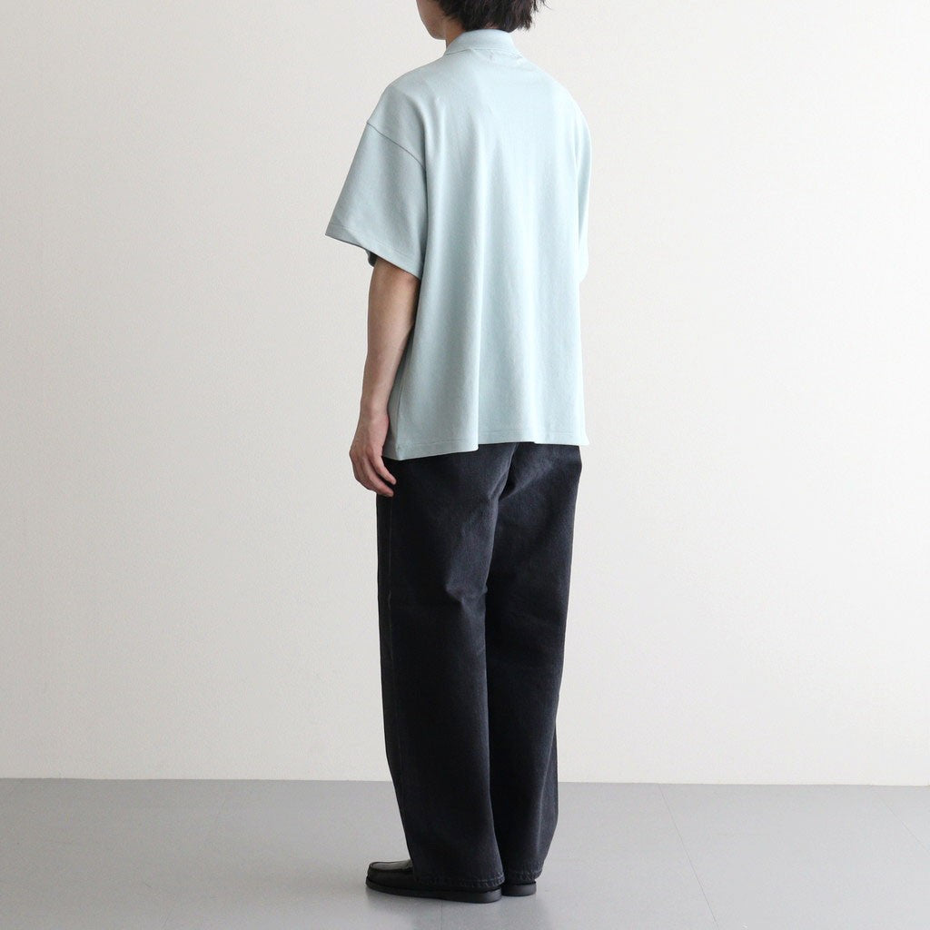 Cotton Pique Jersey S/S Skipper Polo #SMOKE BLUE [GU261-70416]