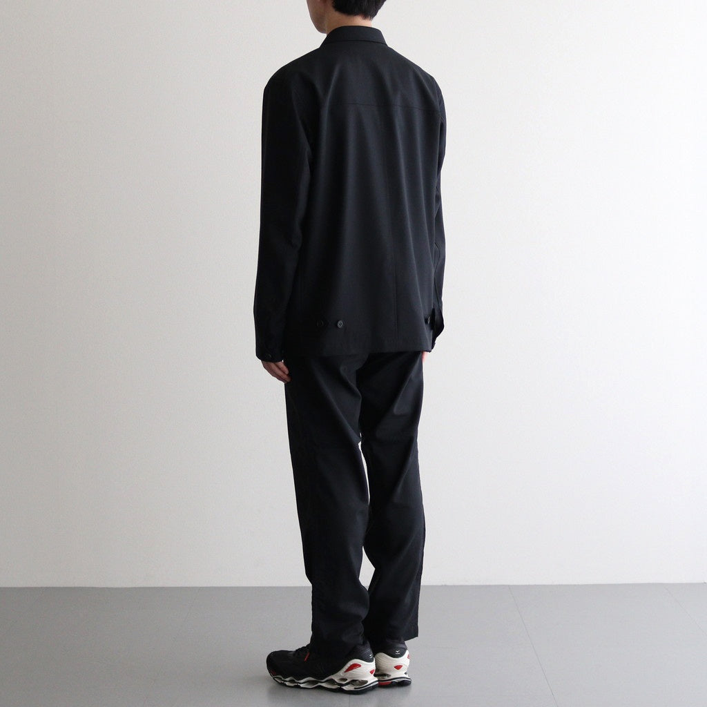 ウールトロ テーパードパンツ #BLACK [HO-P101-051]