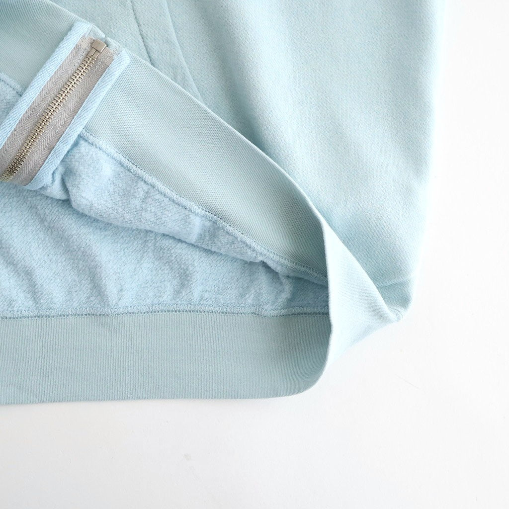 HIGH TWIST LIGHT SWEAT ZIP PARKA #PALE BLUE [A26SP01MU]