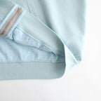 HIGH TWIST LIGHT SWEAT ZIP PARKA #PALE BLUE [A26SP01MU]