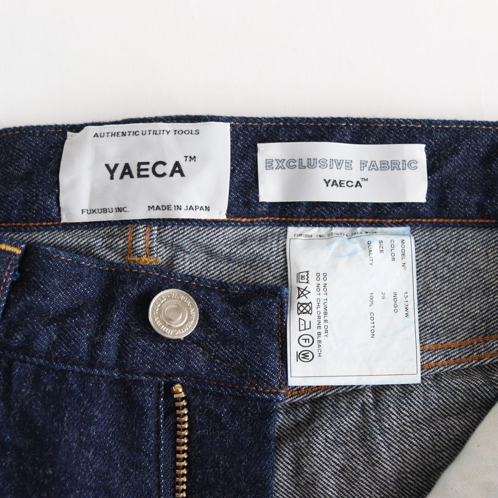 DENIM PANTS WIDE STRAIGHT #INDIGO [13-13WW]