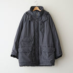 Puffer Military Coat #Charcoal [YK26FW01351C]